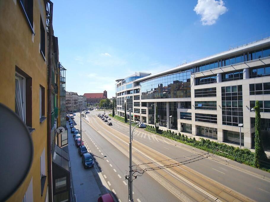 Stylowy Apartament Blue Self Check In 24H Breslavia Esterno foto