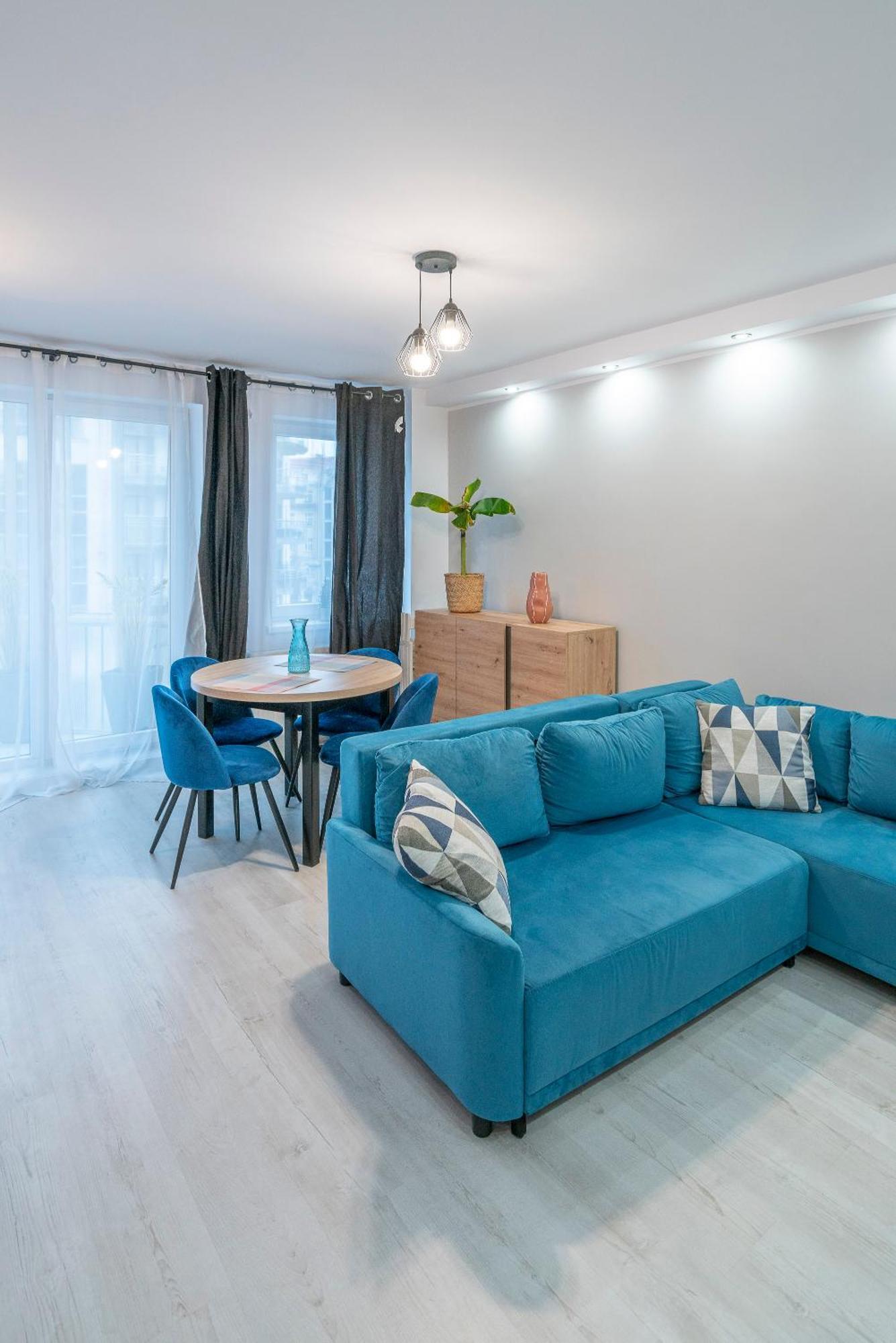 Stylowy Apartament Blue Self Check In 24H Breslavia Esterno foto